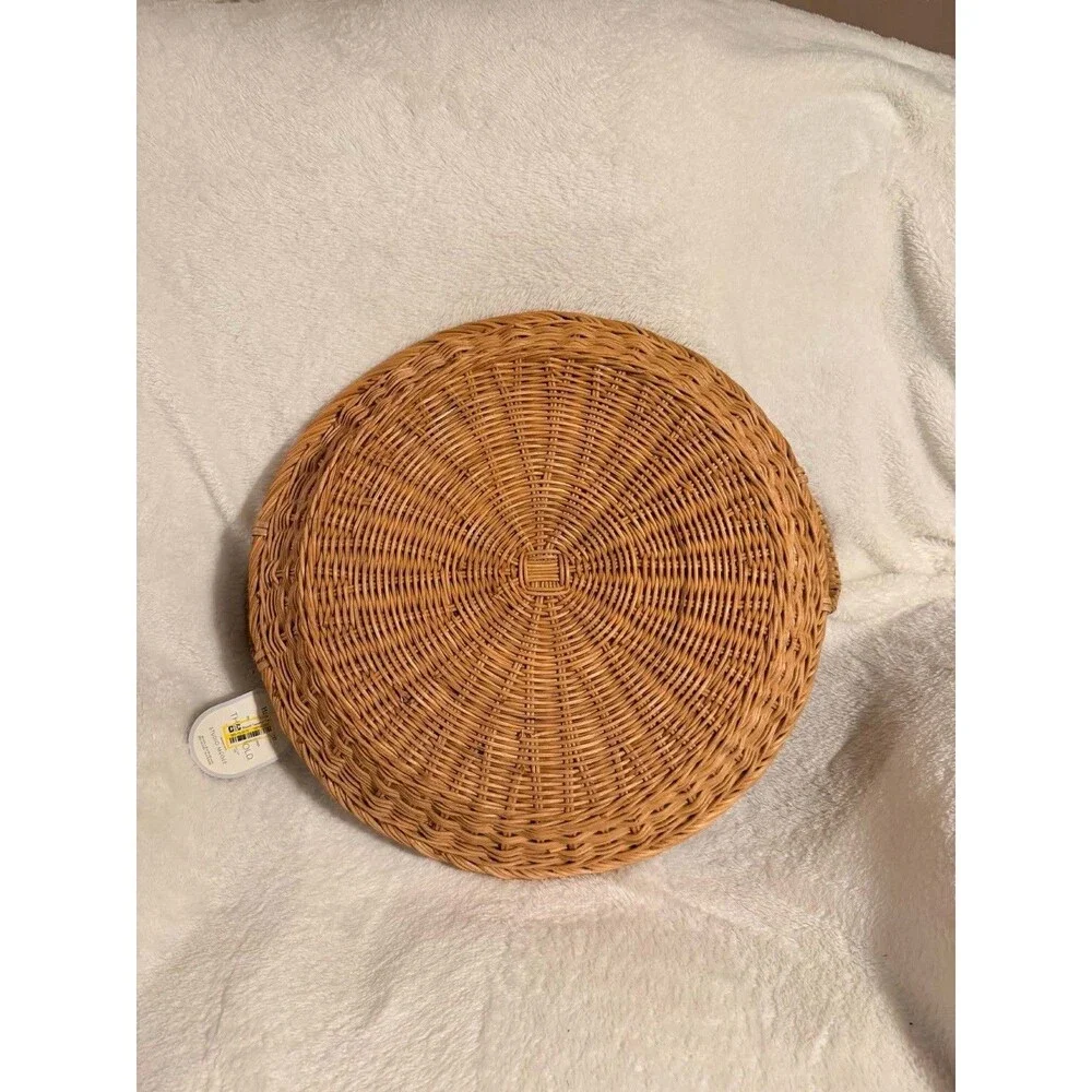 Threshold Studio McGee Round Tapered Decorative Accent Tray New w/ Wear